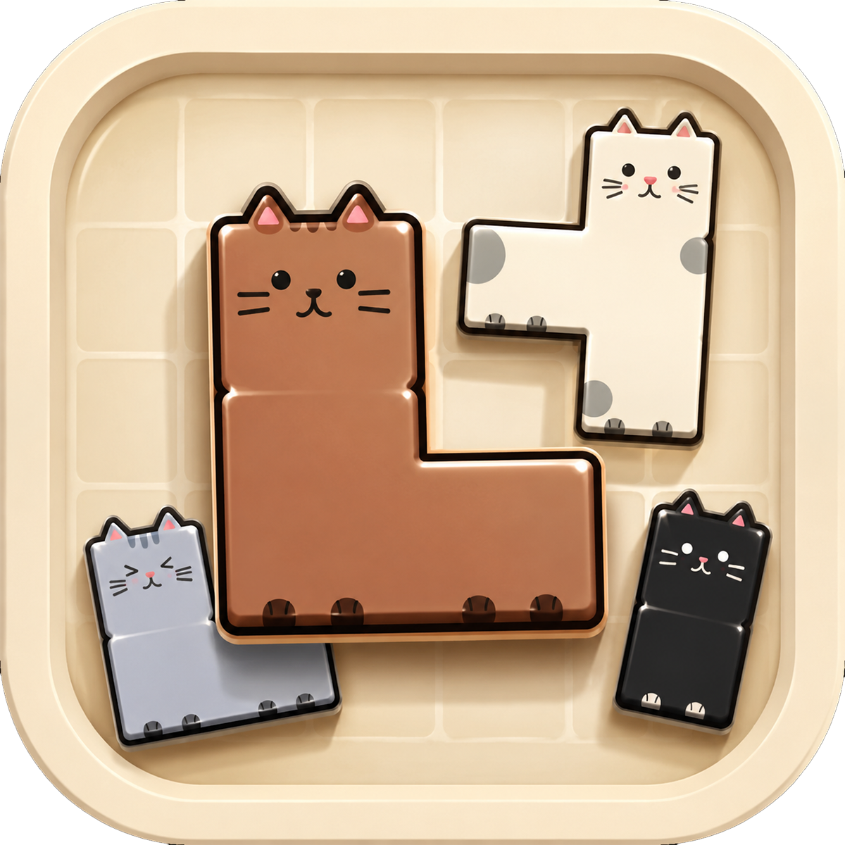 Cat Blocks: Cute Block Puzzle